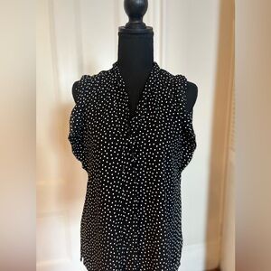 Karl Lagerfeld Polka Dot Blouse